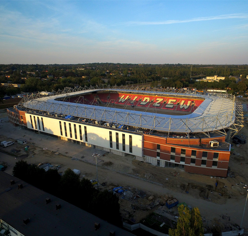 Stadion von Widzew - Mosty Łódź S.A.