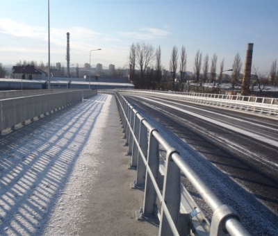 Technische Bauwerke über der Schnellstraße 74 - Mosty Łódź S.A.