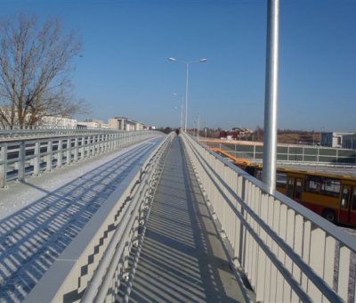 Technische Bauwerke über der Schnellstraße 74 - Mosty Łódź S.A.